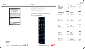 Manual AEG RC 4001 Remote Control