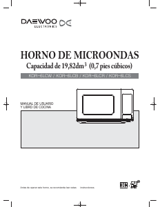 Manual de uso Daewoo KOR-6LCR Microondas