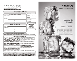 Manual de uso Daewoo DFR-44530GGEX Frigorífico combinado