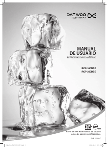 Manual de uso Daewoo RCP-360NSE Frigorífico combinado