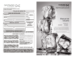 Manual de uso Daewoo DFR-46930GGDX Frigorífico combinado