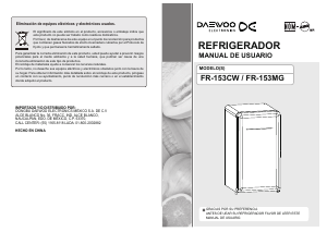 Manual de uso Daewoo FR-153CW Refrigerador