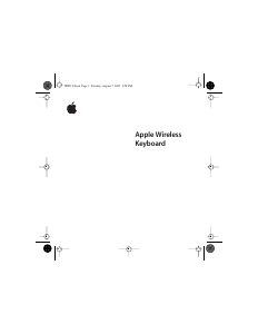 Manuale Apple Wireless (2007) Tastiera