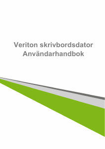 Bruksanvisning Acer Veriton X4620G Stationär dator