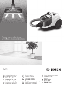 Manuale Bosch BGS1UA302 Aspirapolvere
