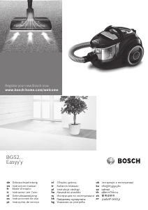 Manual de uso Bosch BGS2U330 Aspirador