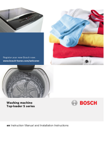 Handleiding Bosch WOA104X0SG Wasmachine