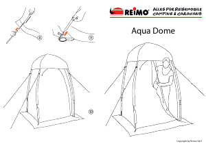 मैनुअल Reimo Aqua Dome टेन्ट