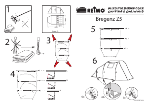 Instrukcja Reimo Bregenz Namiot
