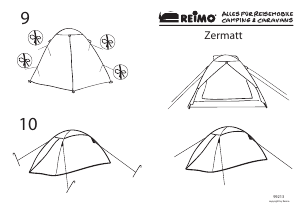 मैनुअल Reimo Zermatt टेन्ट