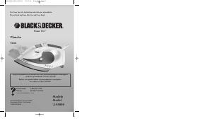 Handleiding Black and Decker AS800 Strijkijzer