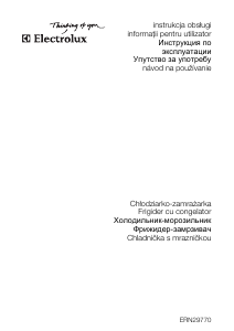 Руководство Electrolux ERN29770 Холодильник с морозильной камерой