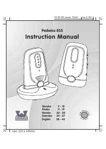 Manual PADWICO 835 Baby Monitor