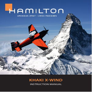 説明書 Hamilton Khaki Automatic X-Wind 時計