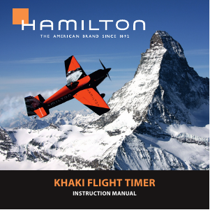 Mode d’emploi Hamilton Khaki Flighttimer Montre