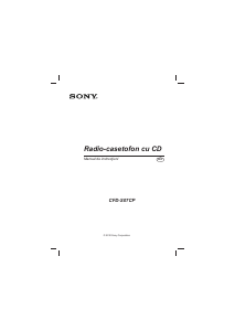 Manual Sony CFD-S07CP Stereo set