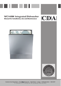 Handleiding CDA WC140 Vaatwasser