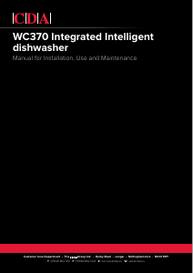Manual CDA WC370 Dishwasher