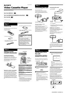 Handleiding Sony SLV-GA45AV Videorecorder