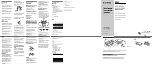 Manual Sony CFD-S350L Aparelho de som