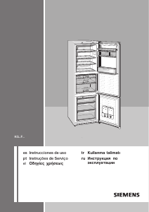 Kullanım kılavuzu Siemens KG39FPY23 Donduruculu buzdolabı