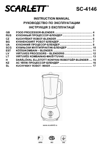 Bruksanvisning Scarlett SC-4146 Blender