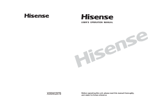 Bruksanvisning Hisense HWFM8012T Tvättmaskin