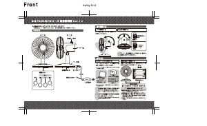 説明書 グリーンハウス GH-FANSWH-KT 扇風機