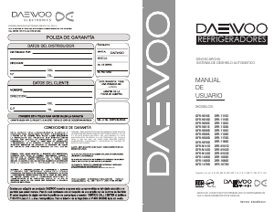 Manual de uso Daewoo DFR-1180DAT Frigorífico combinado