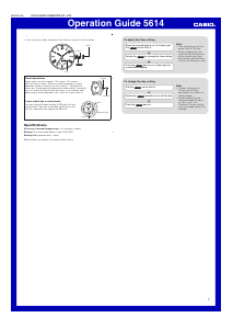 Manual Casio Sheen SHE-3066PG-2AUEF Watch