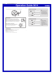 Handleiding Casio Sheen SHE-3066PG-2AUEF Horloge