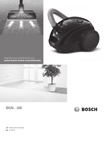 Bruksanvisning Bosch BGN2A112GB Dammsugare