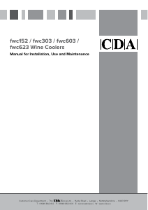 Bruksanvisning CDA FWC603 Vinkyl