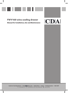 Bruksanvisning CDA FWV160 Vinkyl
