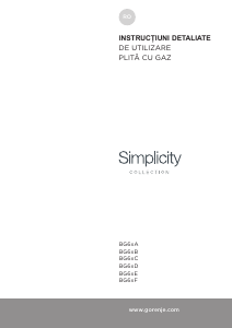 Manual Gorenje GKTW641SYW Plită