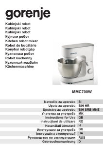 Manual Gorenje MMC700W Mixer cu vas