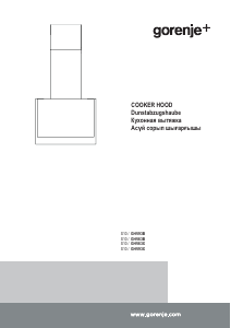 Instrukcja Gorenje GHV63X Okap kuchenny