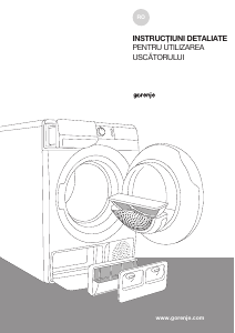 Manual Gorenje DE82ILB/G Uscător