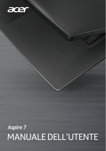 Manuale Acer Aspire A717-71G Notebook