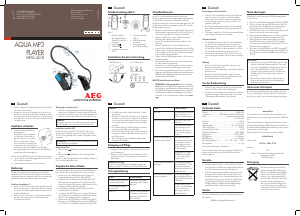 Manual de uso AEG MMS 4218 Reproductor de Mp3
