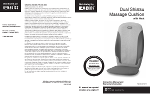 Manual de uso Homedics MCS-370H Masajeador