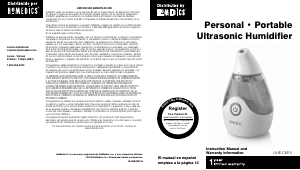 Manual Homedics UHE-CM15 Humidifier
