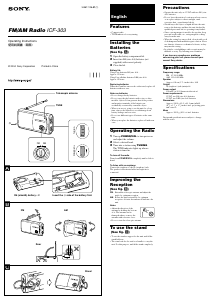 Handleiding Sony ICF-303 Radio