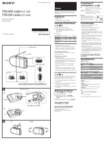 Brugsanvisning Sony ICF-304L Radio