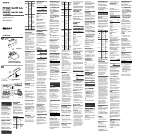 Handleiding Sony ICF-M60LRDS Radio