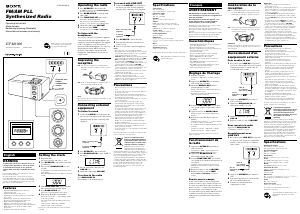 Handleiding Sony ICF-M1000 Radio