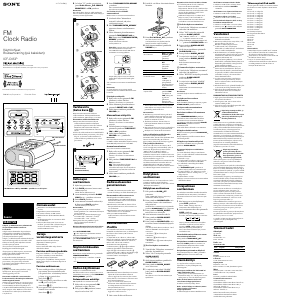 Käyttöohje Sony ICF-C05iP Radioherätyskello