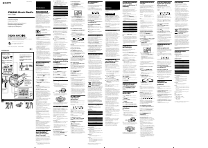 Handleiding Sony ICF-C180 Wekkerradio