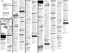 Käyttöohje Sony ICF-C275RC Radioherätyskello