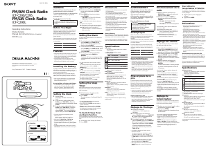 Bruksanvisning Sony ICF-C295 Klockradio